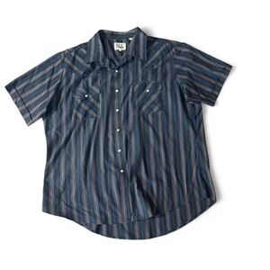 Ely Cattleman western Striped Shirt